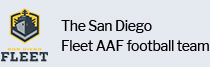 The San Diego Fleet AAF football team
